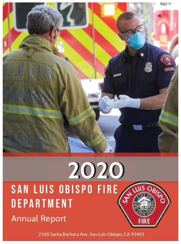 2020 SLO Fire Annual Report Cover