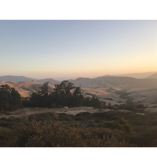 near sunset of stenner springs 