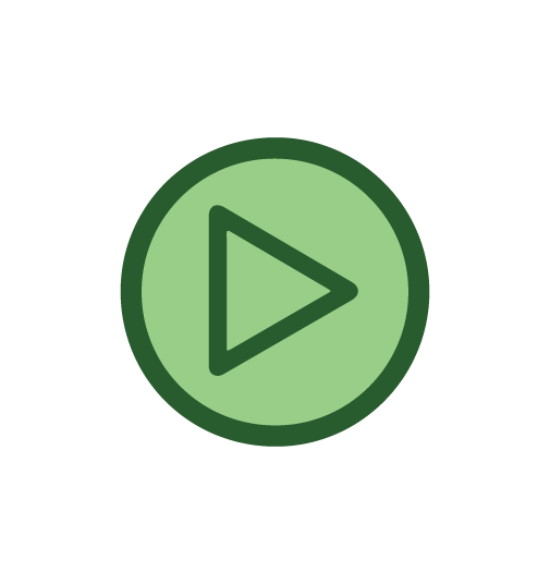 clipart of a dark and mint green play button 