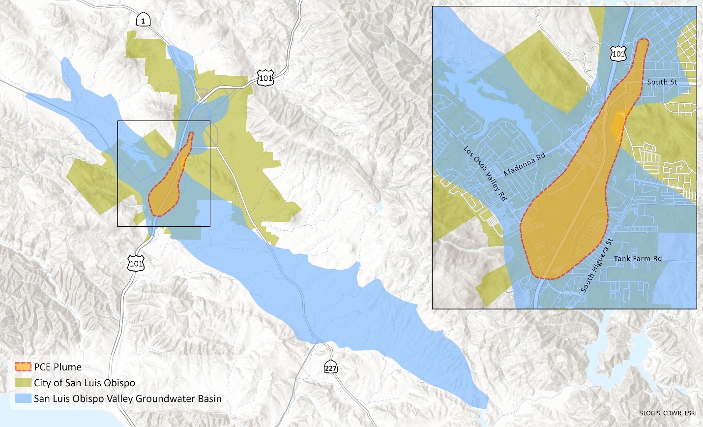 Map of the Groundwater Enhanvement Project