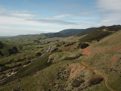 An aerial view of Miossi Open Space