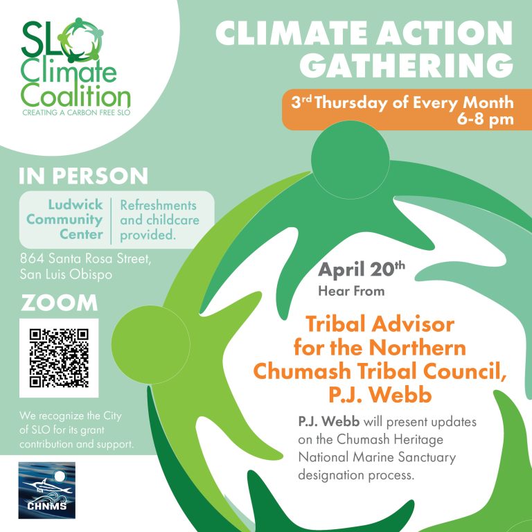 SLO Climate Coalition's Climate Action Gathering for Earth Week 2023