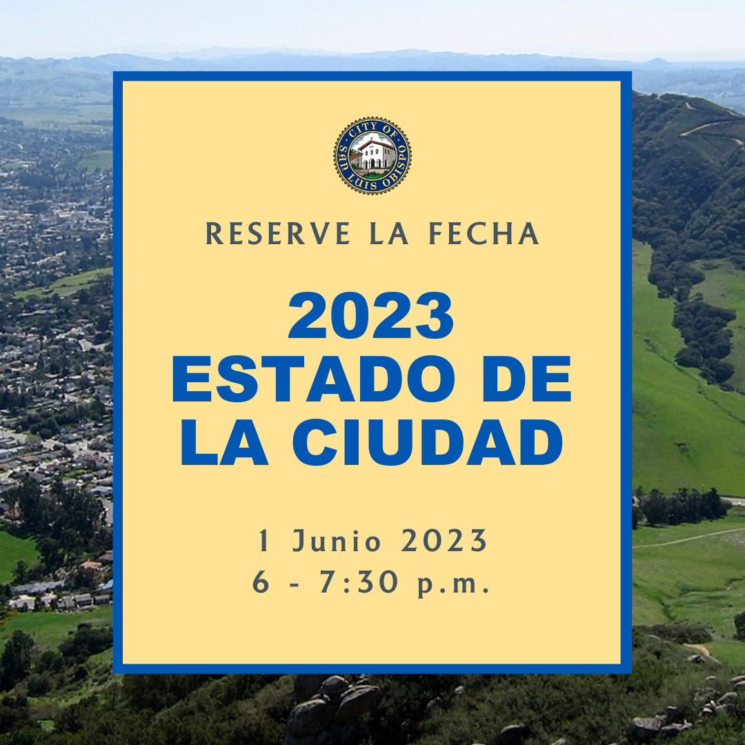 Reserva La Fecha 2023 Estado De La Ciudad 1 Junio 2023 6-7:30 p.m.