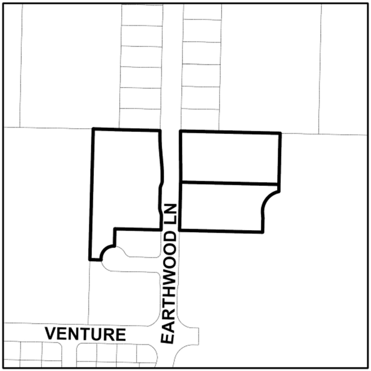 4240 & 4280 Earthwood Lane and 165 Cessna Court Site Map