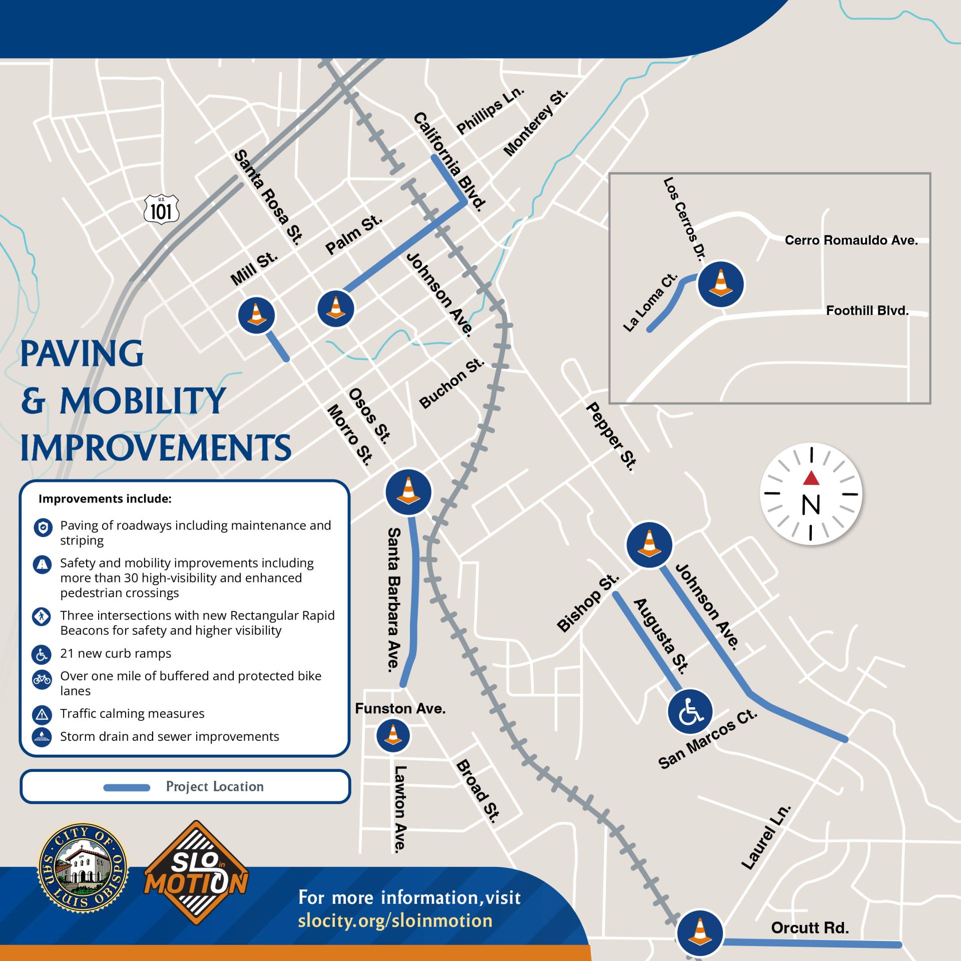 Paving & Mobility Improvements Map v15