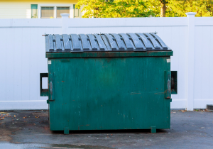 Dumpster outside