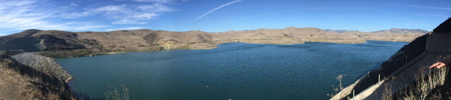 A web banner of a picture of Whale Rock Reservoir