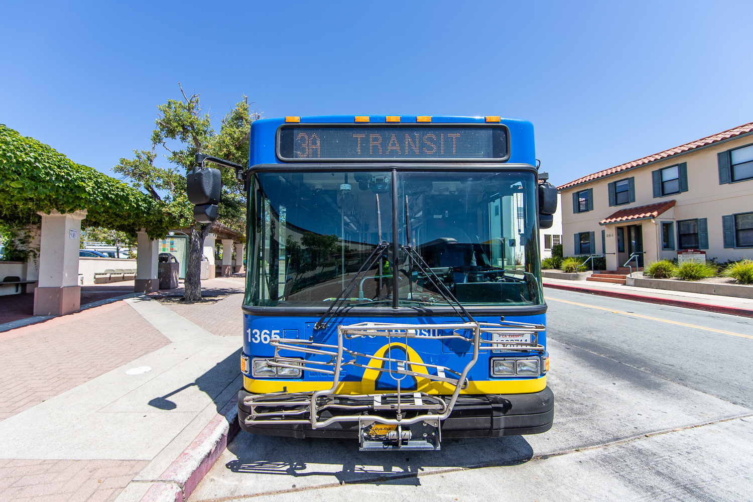 Bike Rack on Front of Bus