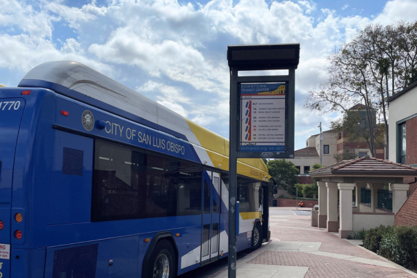 SLO Transit Bus at Transit Center