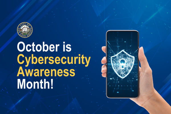 A thumbnail image that says "October is Cybersecurity Awareness Month."