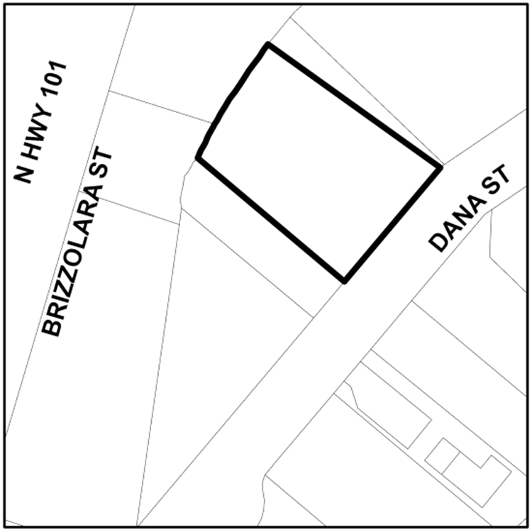 466 Dana St Site Map