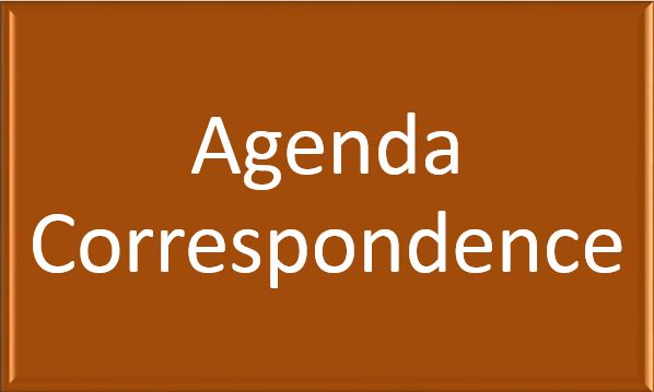 AgendaCorrespondence